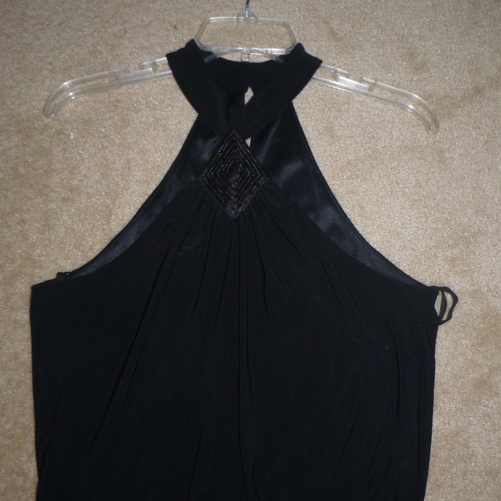 Womens Black Evening Dress